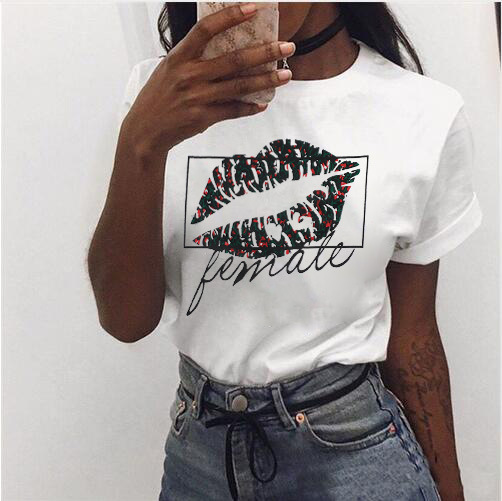 Lip Print T-Shirt 6