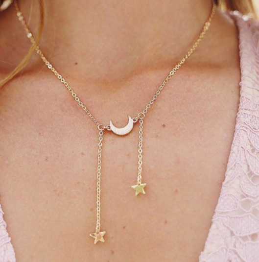 Moon and Star Necklace - Image 3