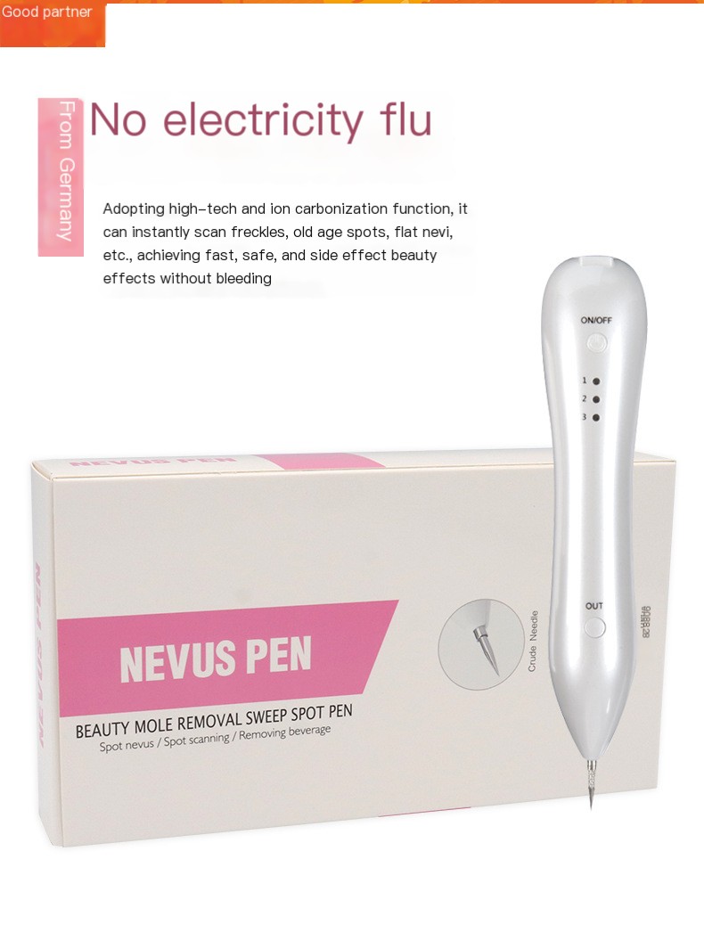 Small White Dot Chi Pen