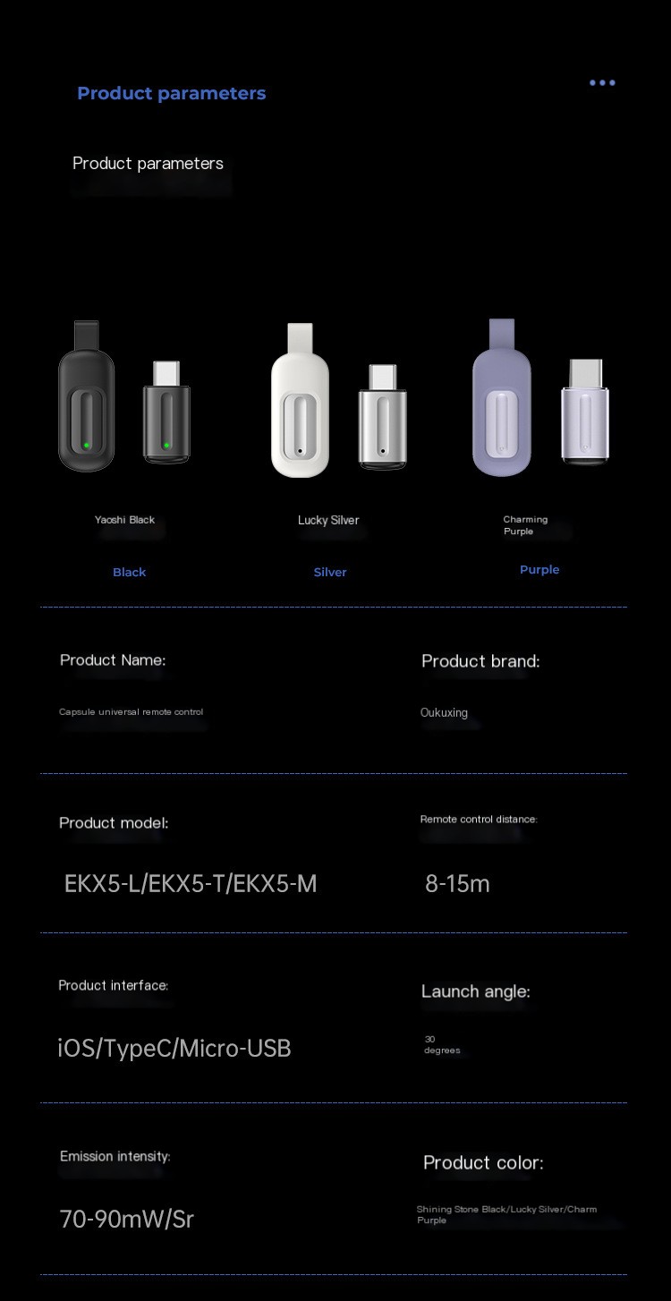 Sleek Remote Control Design