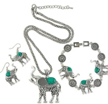 Elephant Jewelry Set