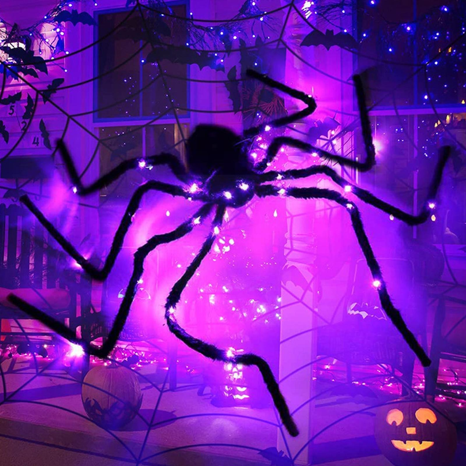 LED Luminous Plush Spider 2