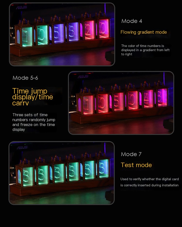 RGB pseudo-nixie tube clock - Image 8