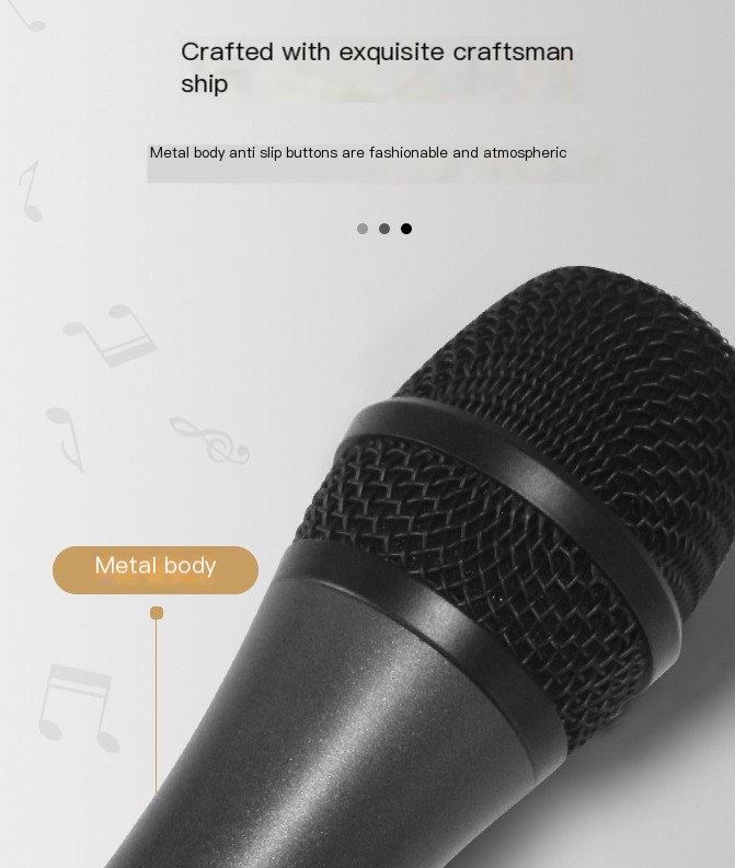 Metal Wired Microphone Image 5