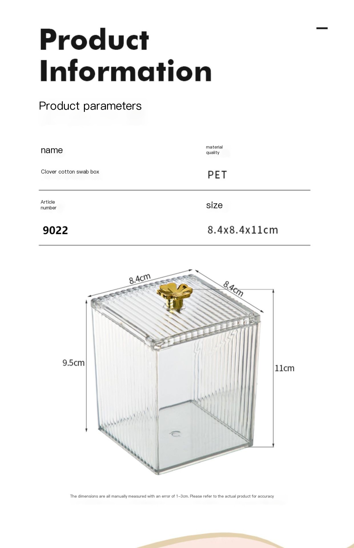Cotton Swab Box - Image 1