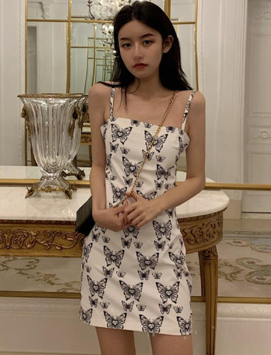 High-Waisted Split Sleeveless Dress Image 2