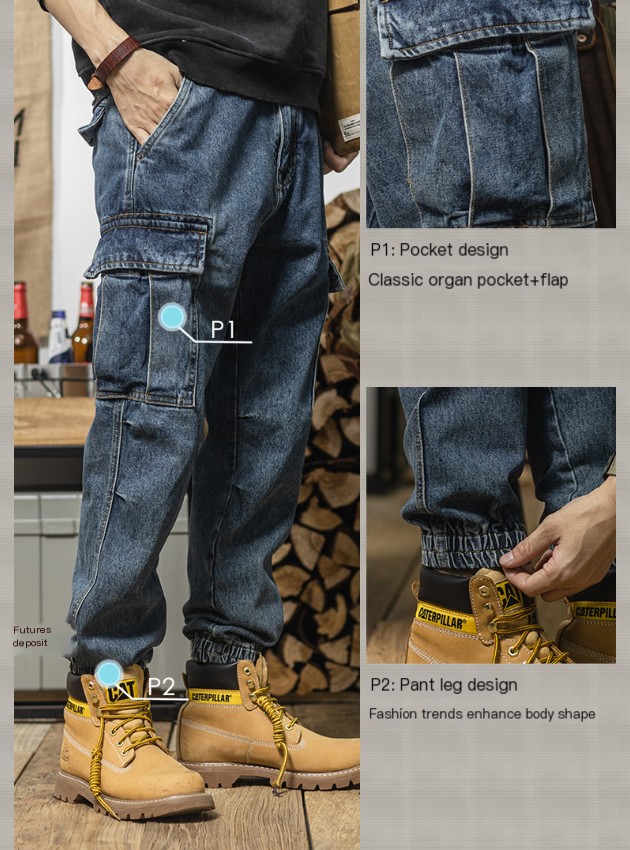 Retro Strappy Trousers Image 4