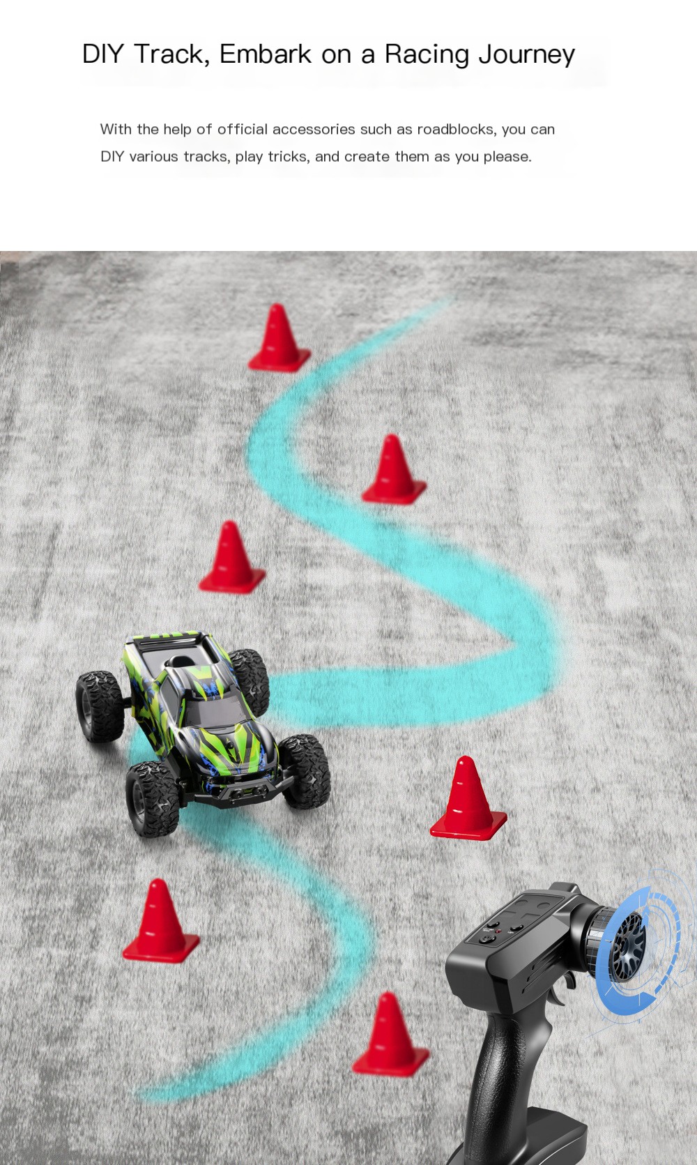 Racing Action with RC Car