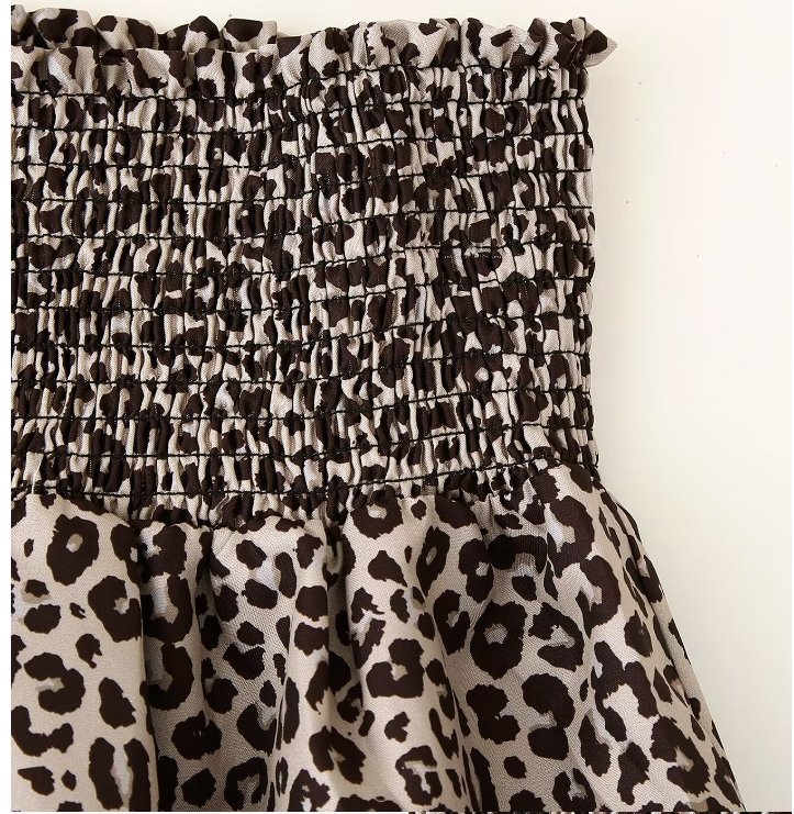 Leopard Print Skirt Detail