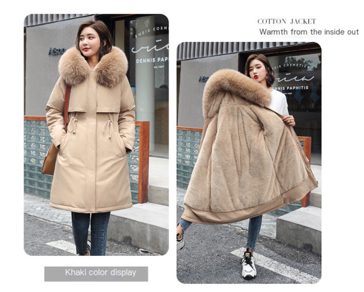 GEORGINA winter coat side view