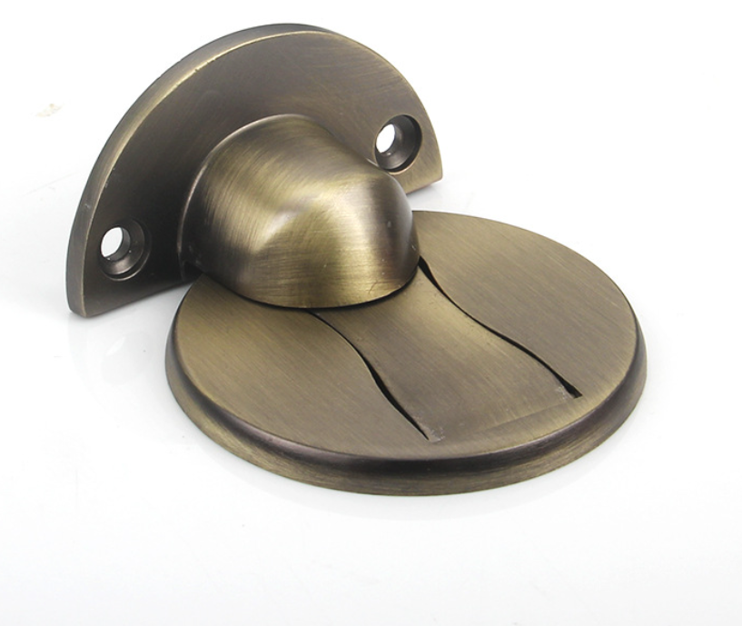 Brushed Silver Door Stop