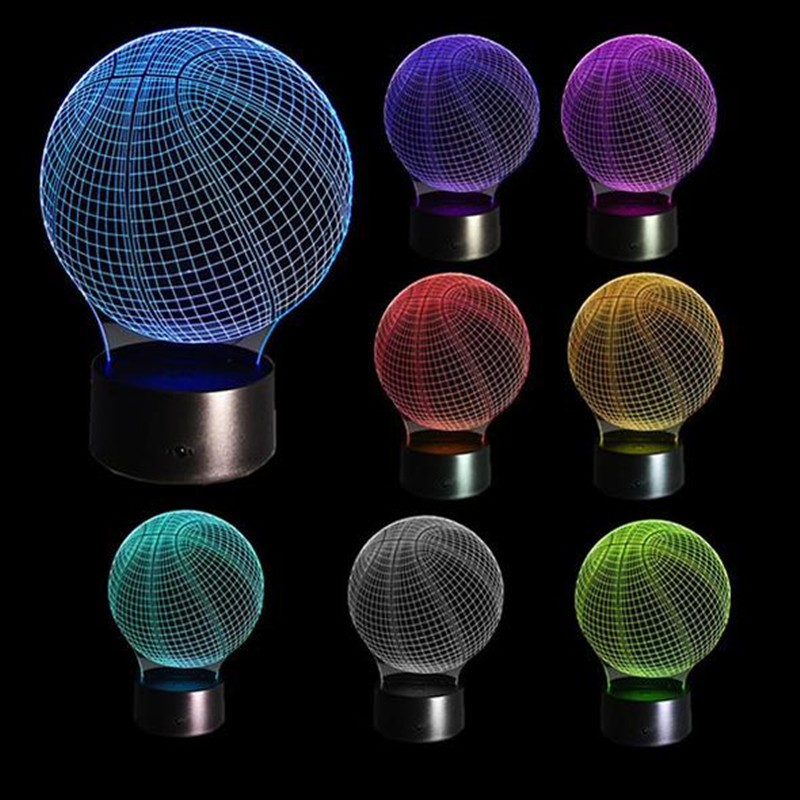 Unique Basketball Lamp Design
