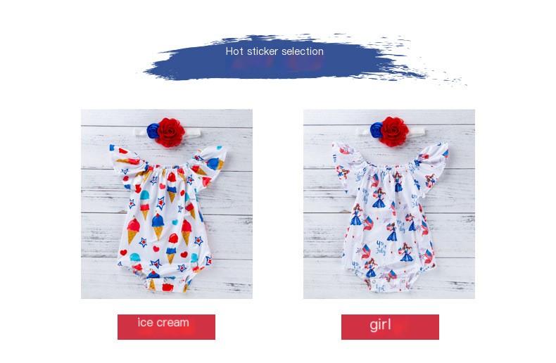 Independence Day Baby Romper Image 7