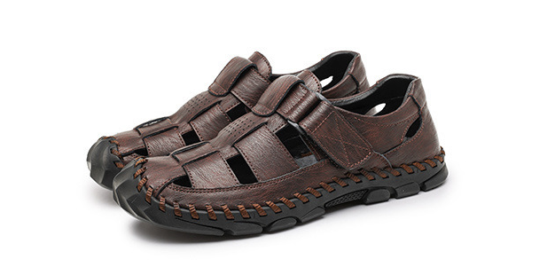 Men's Genuine Leather Sports Sandals 3