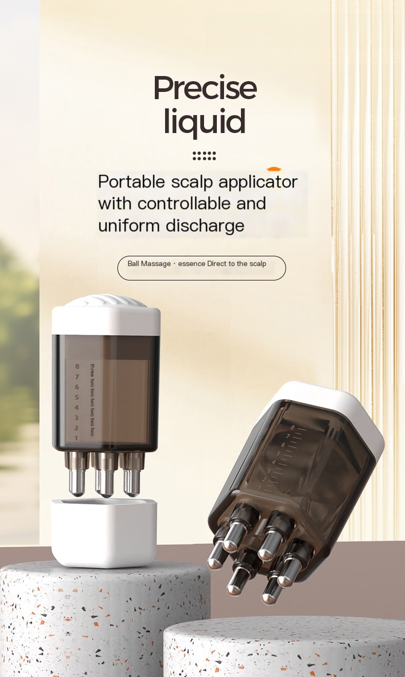Hexagonal Six-Roller Massage Applicator