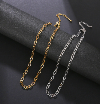 S925 Sterling Silver Necklace Stainless Steel Style