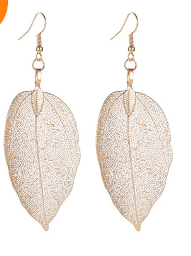 Leaf Earrings Display 1