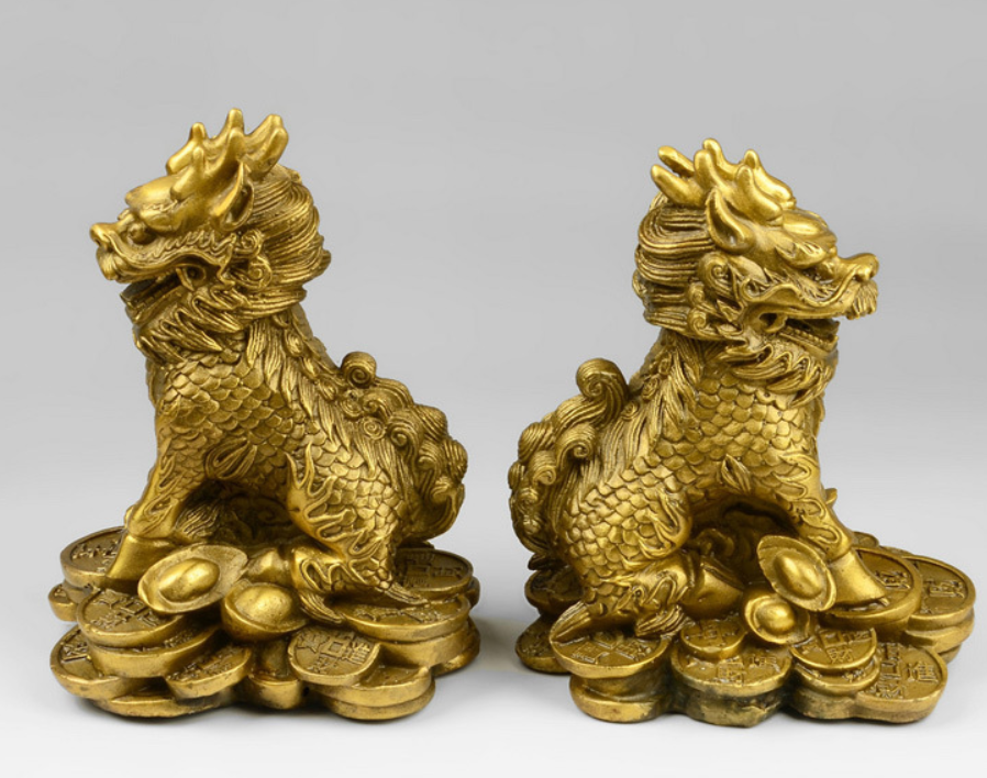 Feng Shui Kirin Statues