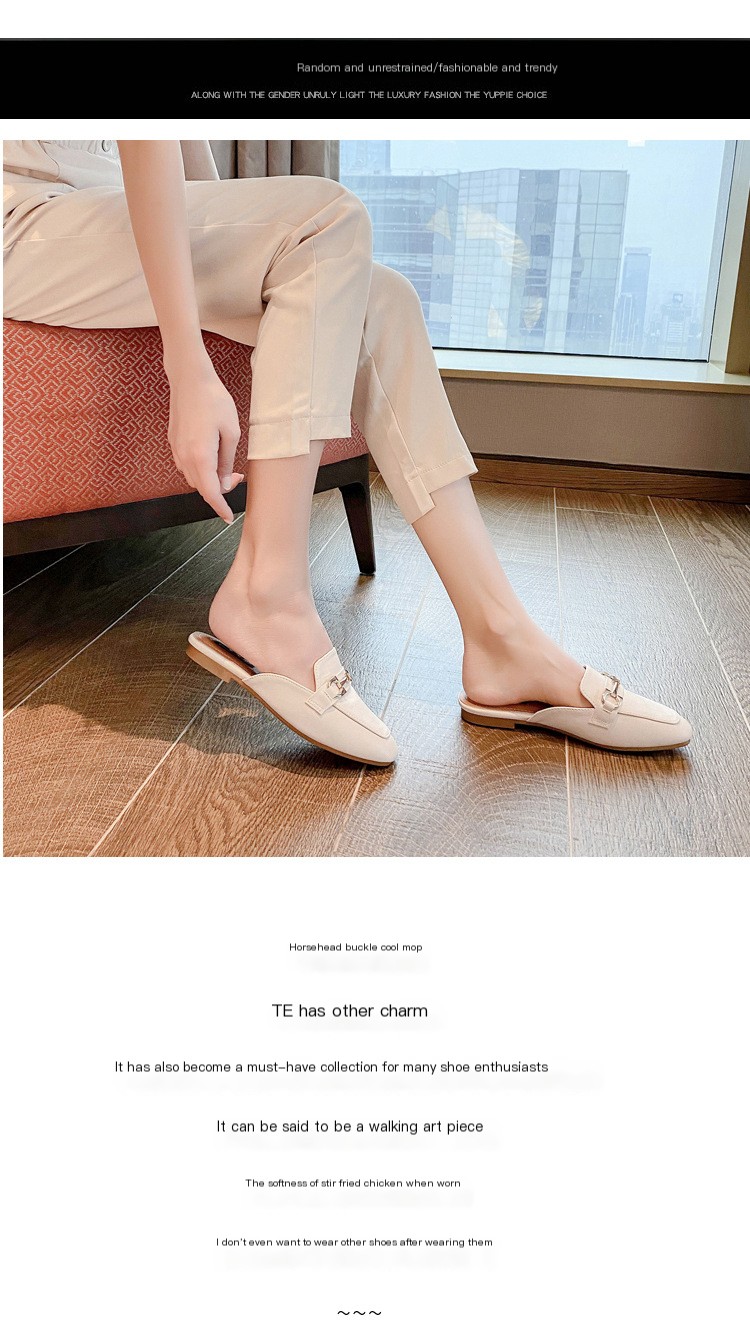 Backless Slip-On Sandals 4