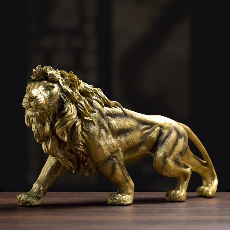 New Chinese Style Lion Resin Craft