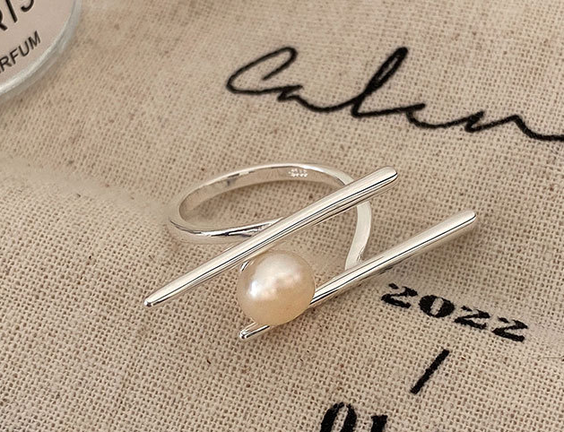 Chopsticks Pearl Ring Image 4