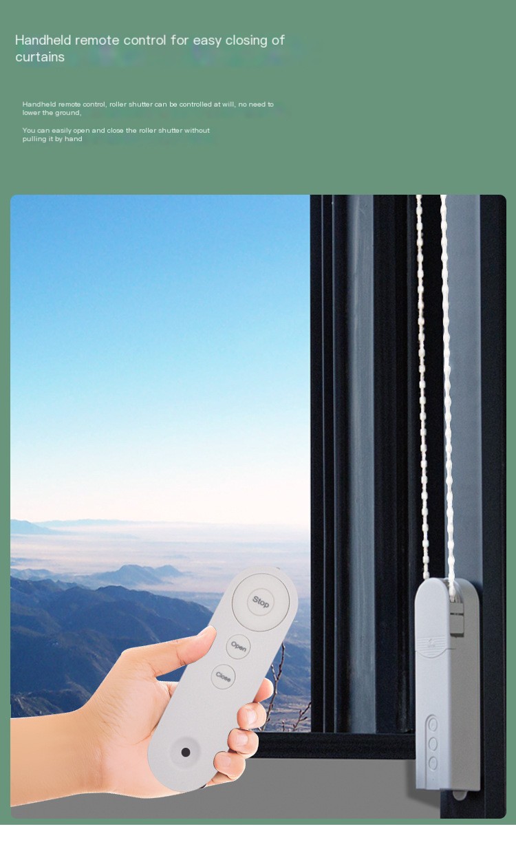 Wifi Remote Control Rope Pull Bead Venetian Blind Motor