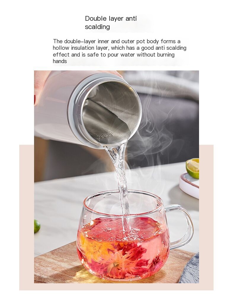 Travel-friendly electric kettle