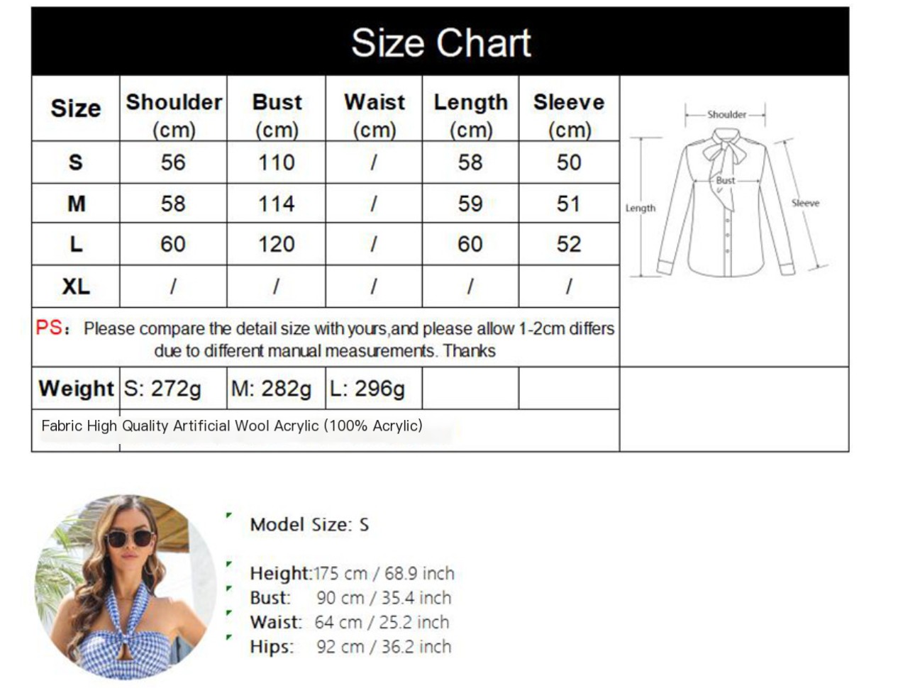 Stylish V-neck Sweater