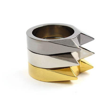 Cat Ear Single Finger Ring Gold