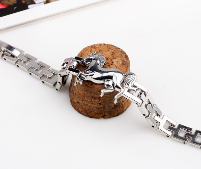 Worn bracelet on a wrist