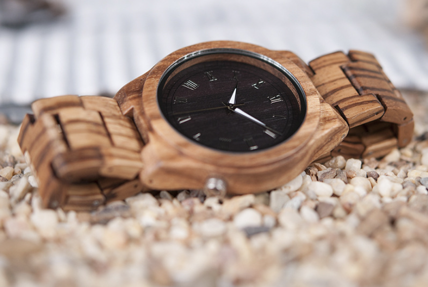BOBO Bird Wooden Watch Back View