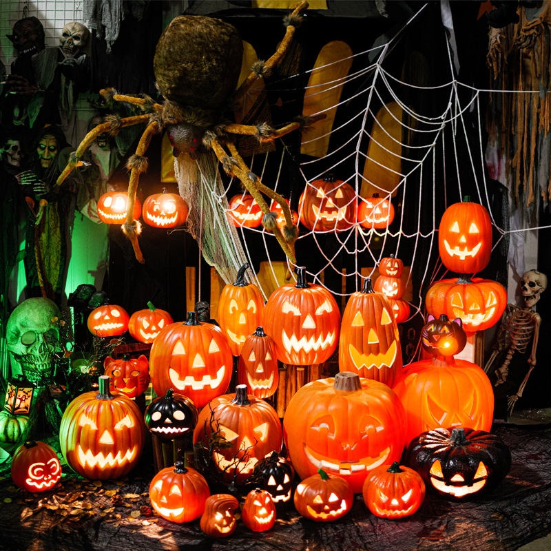 Hollow LED Pumpkin Lantern