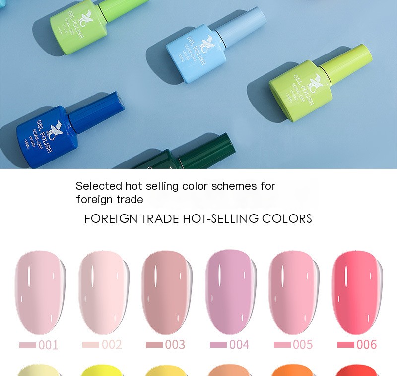 Colorful Nail Polish Set