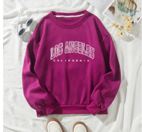 Casual wear with the sweatshirt