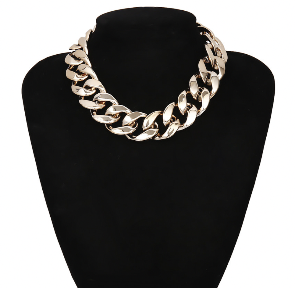 Silver Chunky Chain Necklace