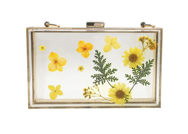 Acrylic Box Bag White