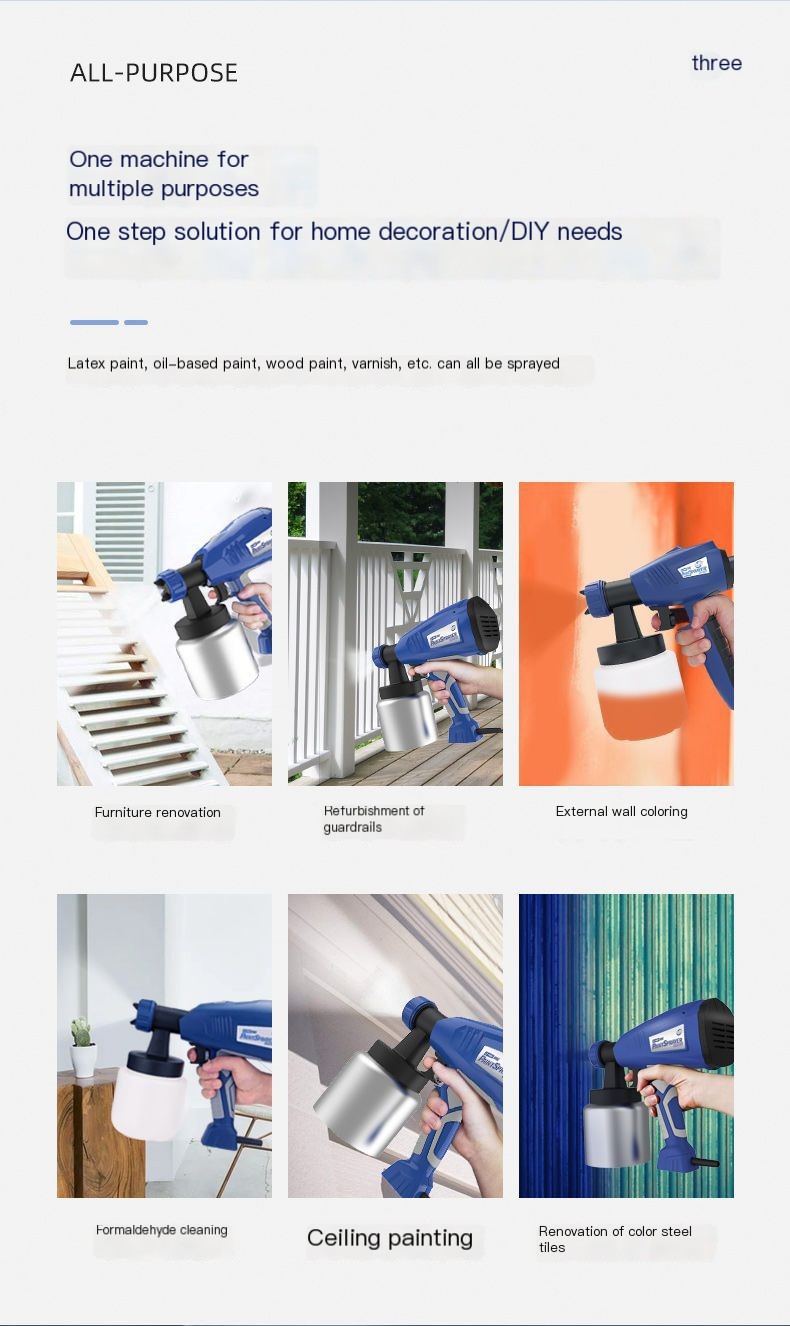 Spray Gun in Action