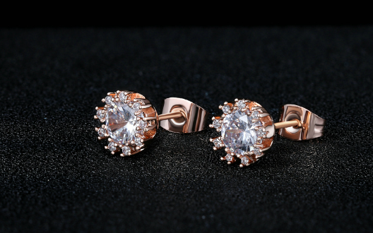 Diamond Earrings Image 1