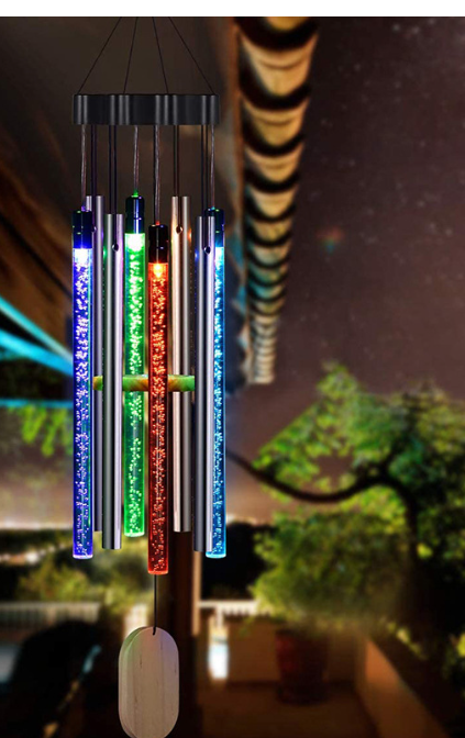 Solar Powered LED Windchime Design 2