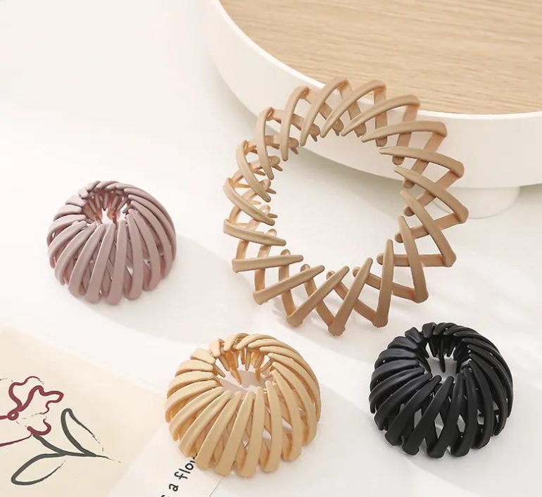 Adjustable Resin Bird Nest Hair Tie Clip
