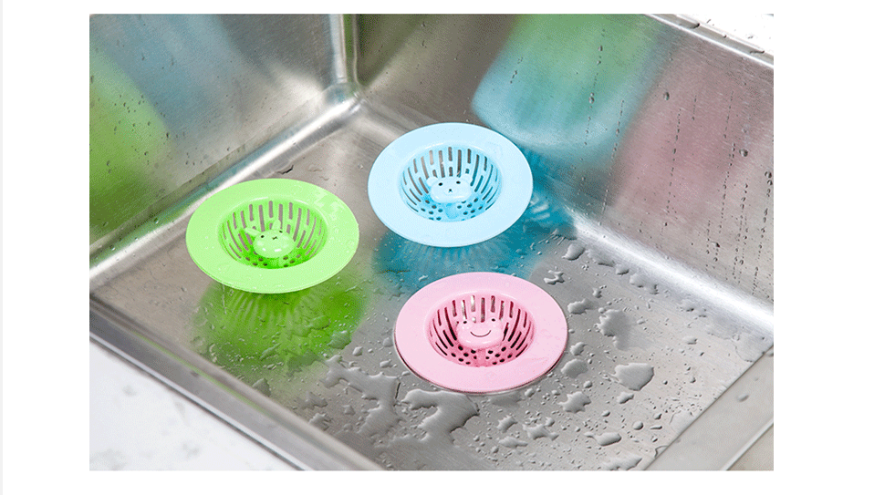 Hair Catcher Drain Filter Pink