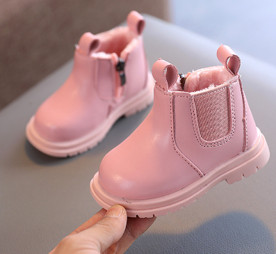 Children's Martin Boots - Beige