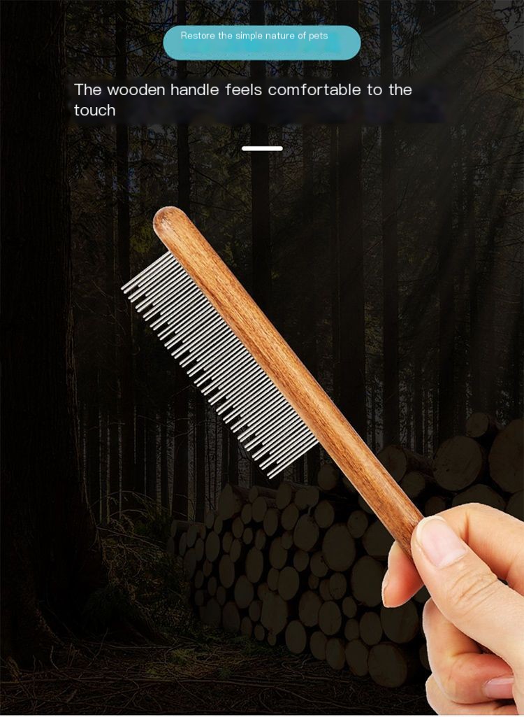 Peigne à Manche en Bois