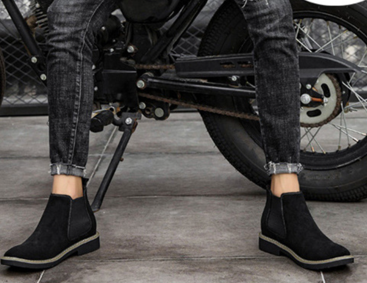 Vintage Men's Chelsea Boots - Side View