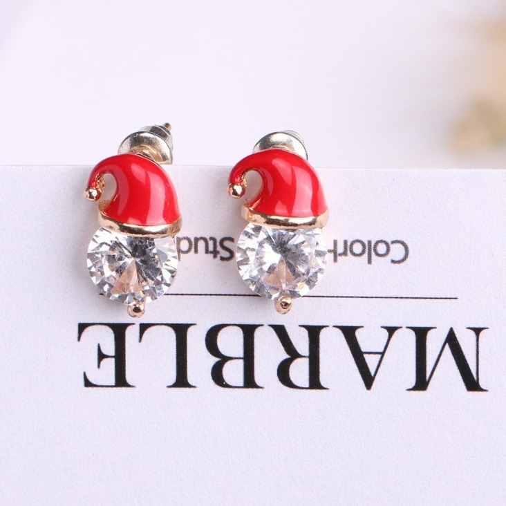 Christmas Hat Earrings