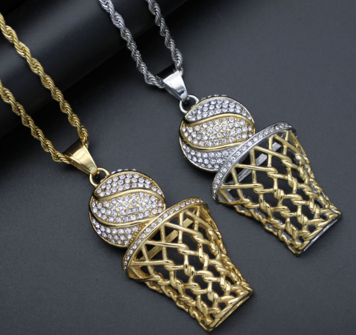Basketball Hoop Pendant Image 3