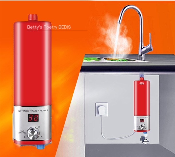 Instant Electric Kitchen Heater White