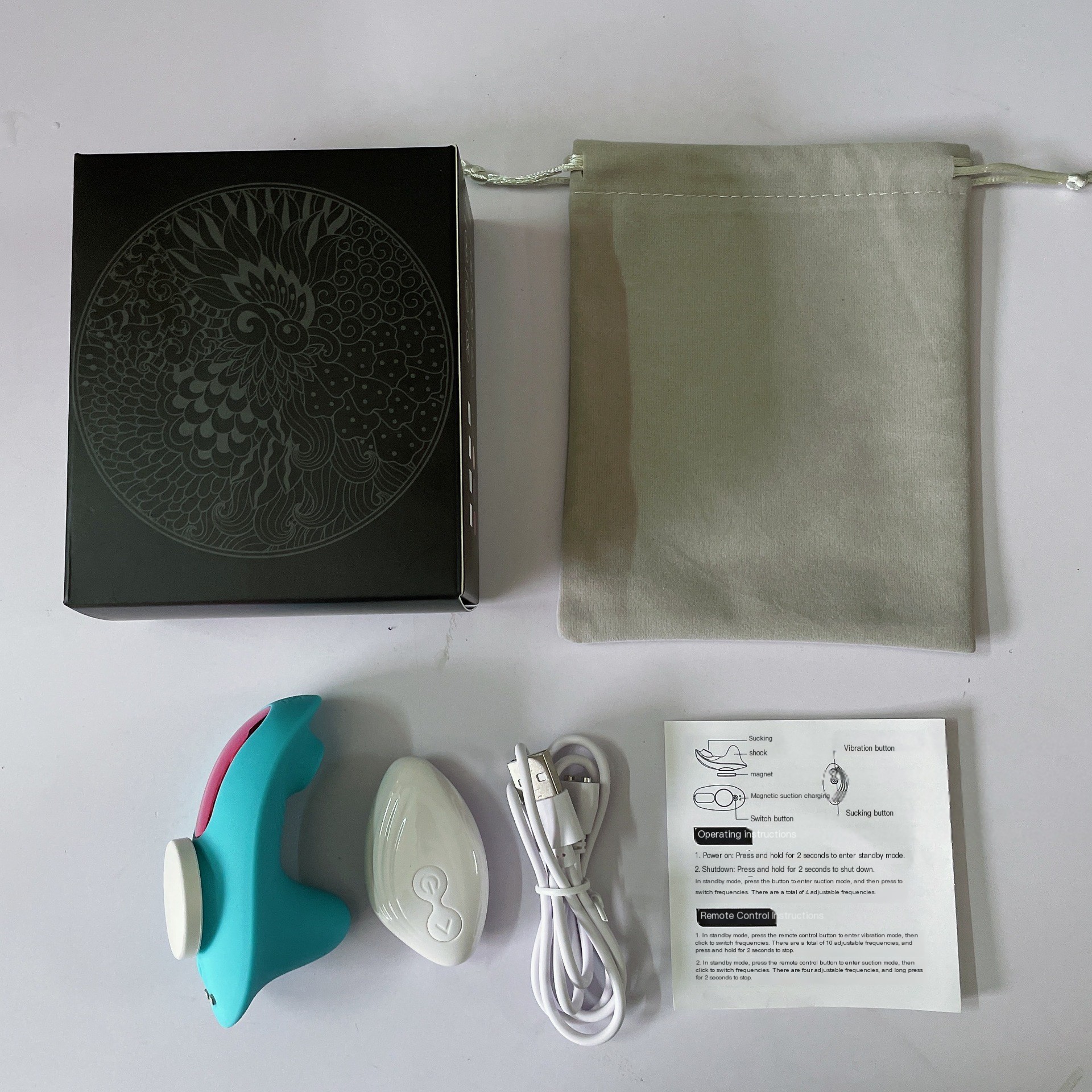 Compact Magnetic Wearable Suction Vibrator