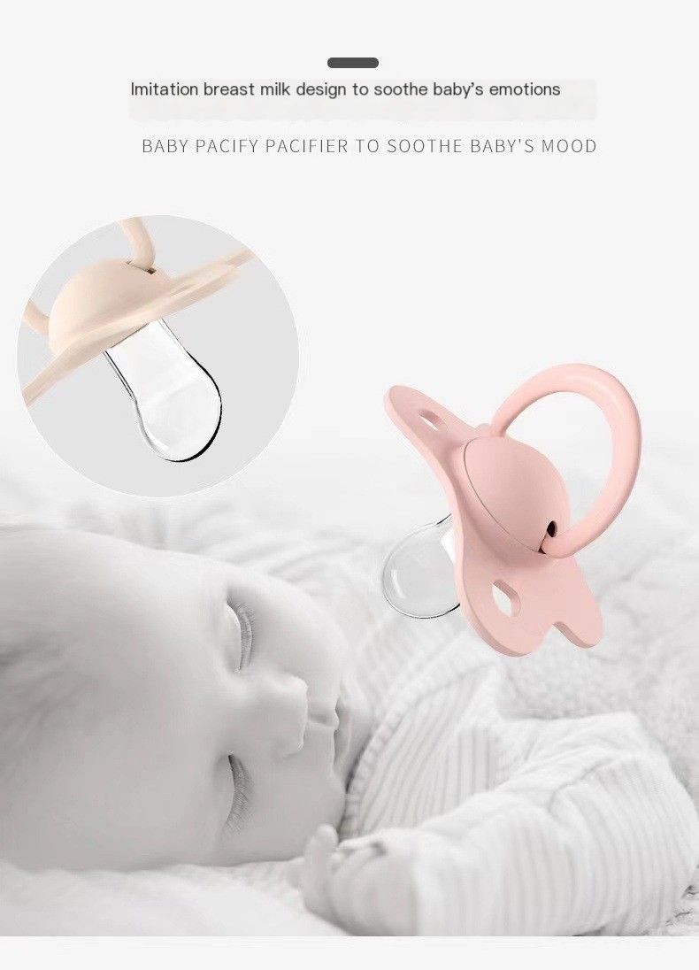 Baby Silicone Pacifier Image 1