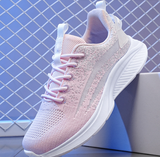 Women's Sneakers - Grey Pink